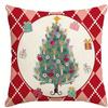 Home Decor Christmas-Themed Patterned Pillow Covers Pattern Cushion Cover Suitable For Sofa Bedroom Car Pillow Cover