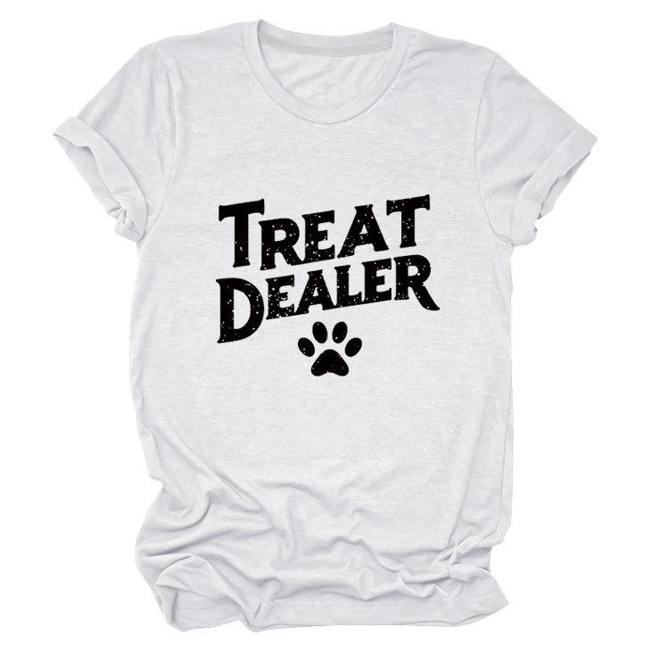 Temperament Casual Versatile Crew Neck Women's Short Sleeve T-Shirt
