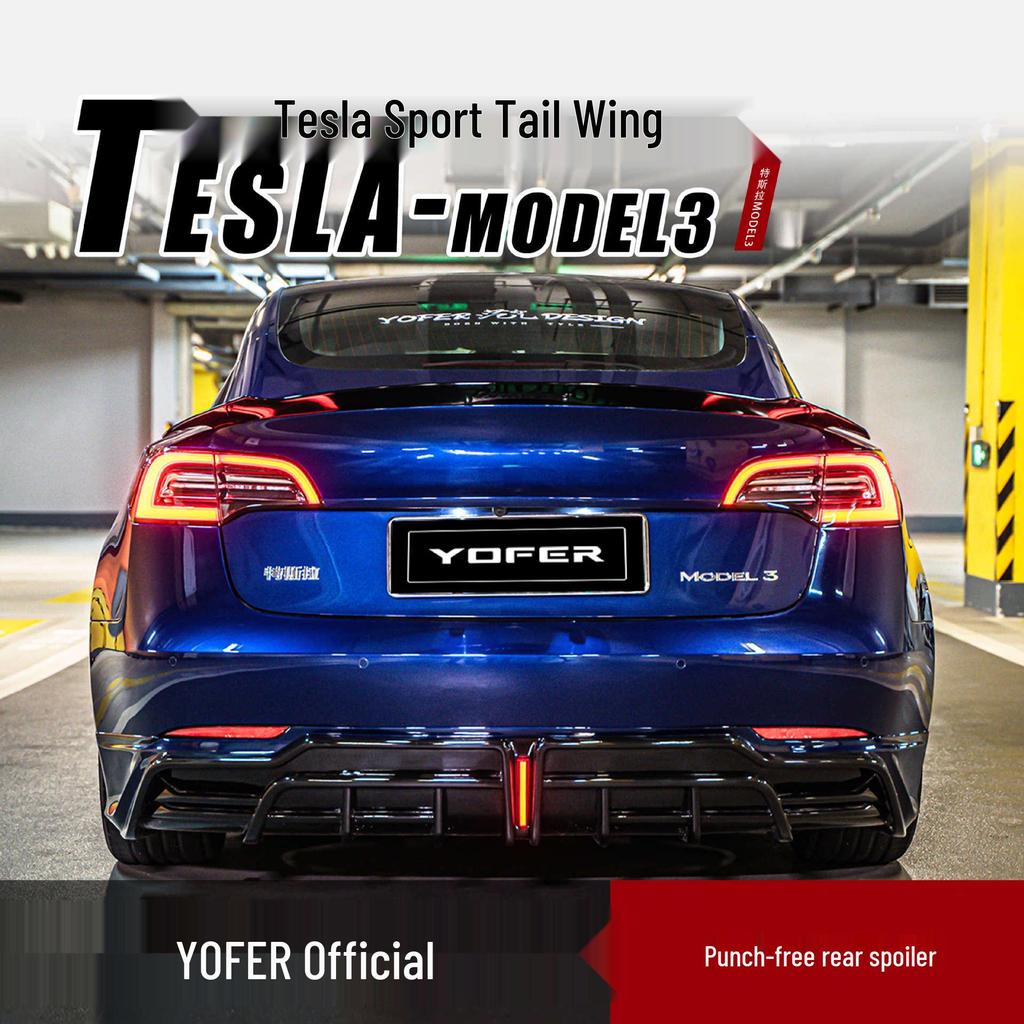 Tesla Model 3 YOFER Sportovní Ducktail Zadní Spoiler