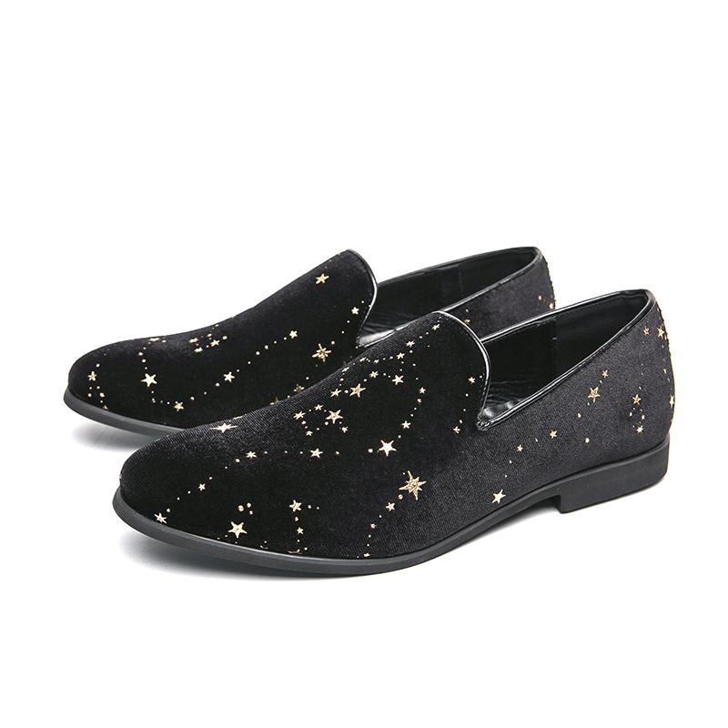 Men Loafers Street Style Slip on Flats Formal Business Wedding Dress Prom Blazers Tuxedo Party Shoes Large Size