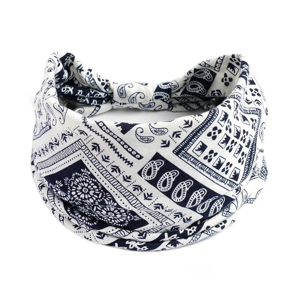 Women's Wide Retro-Style Elastic Sports Headband - Yoga & Hair Accessory