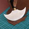 Professional Leather Half Round Blade DIY Leather Craft Handcraft Wood Handle Cutting Skiving Cutting Tool Cutter