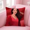 Popular fashion Elegant Chinese actress LLi Qin Cushion Cover Pillow Case Soft Friendly Fabric  Concealed Zipper