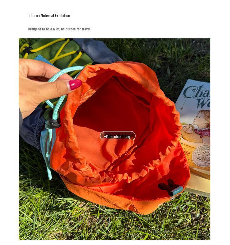 Unisex Fitness & Outdoor Mountaineering Backpack - Large Capacity, Lightweight, Foldable, Double Shoulder Bag
