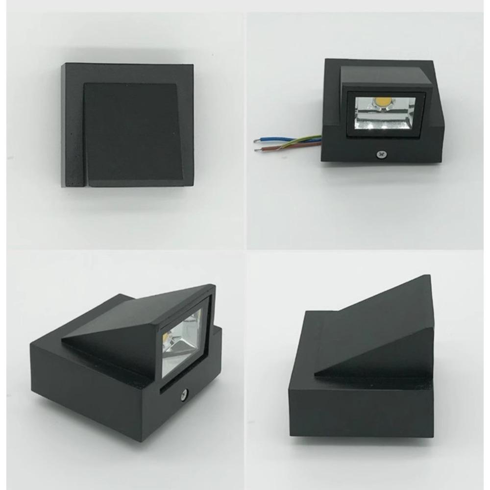 ABS Plastic Balcony Terrace Outdoor Waterproof LED Wall Light Simple Door Exterior Wall Aisle Garden Simple Light