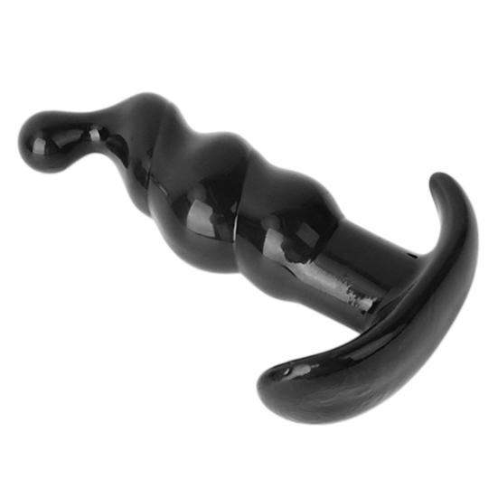 Large Silicone G-Spot Anal Plugs Tapered Prostate Massager for Beginners Advanced Waterproof Easy-Clean Discreet Adult Toy for Couples