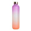 Tritan Gradient Sports Water Bottle - Large Capacity, Frosted Cola Design for Outdoor Fitness