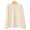 Reversible Thermal Long-Sleeve T-Shirt: Thick Solid Base Layer for Layering