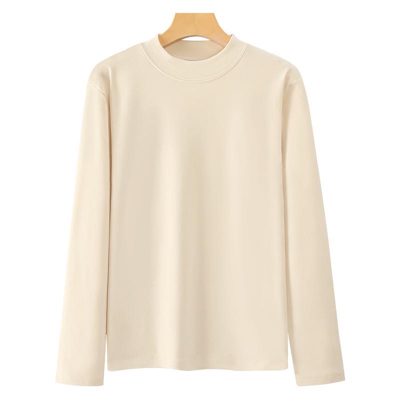 Reversible Thermal Long-Sleeve T-Shirt: Thick Solid Base Layer for Layering