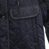 MACKINTOSH PHILOSOPHY Quilted Coat 36 Navy System Sanyo Shokai Women Used