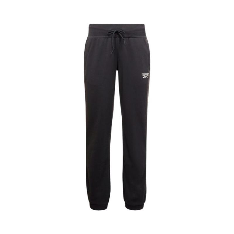 Reebok Logo Printed Cuffed Casual Pants Women Pants Black GV5526 M