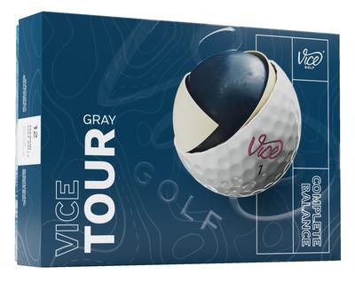 Vice Golf Vice Golf Tour 1 Dutzend 12 Bälle USA Direktimportprodukt US-Modell Golf Golfball grau