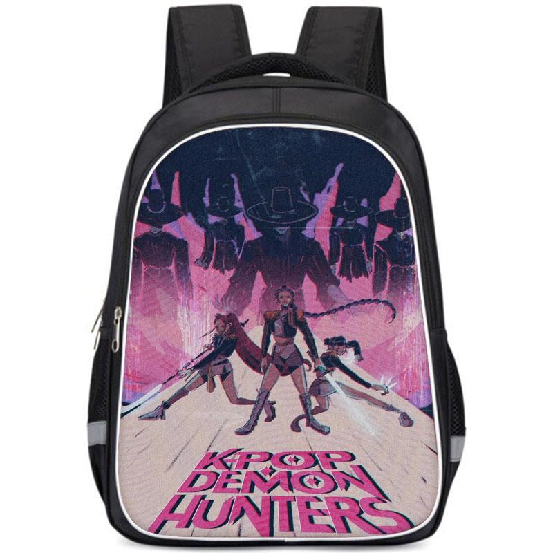 Kpop Demon Hunters Childrens Backpack With Breathable Oxford Fabric For School Use