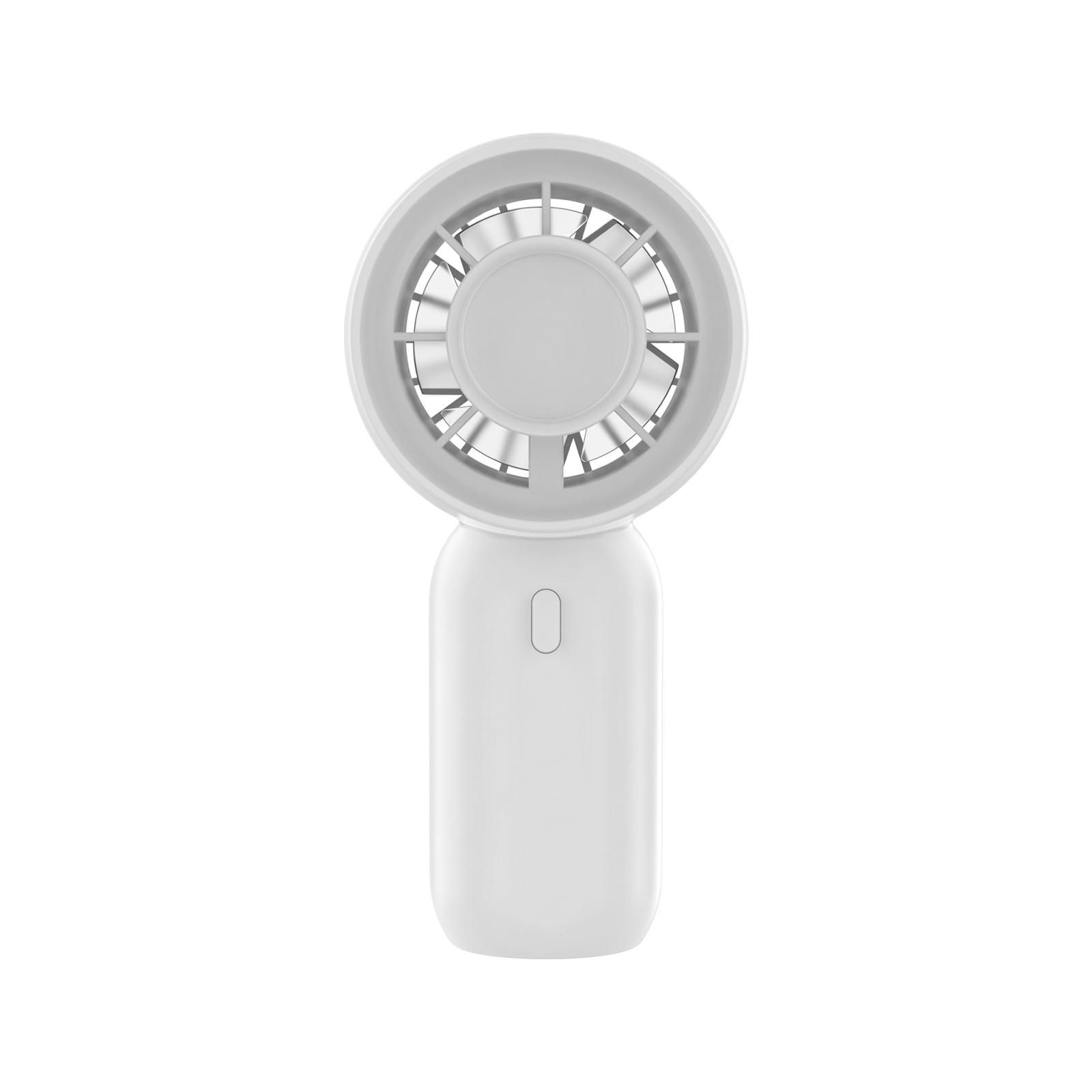 

Portable Handheld Fan USB Rechargeable Personal Cooling Device Lightweight Compact Design Adjustable Speed Settings for Indoor Outdoor Use ONE SIZE білий