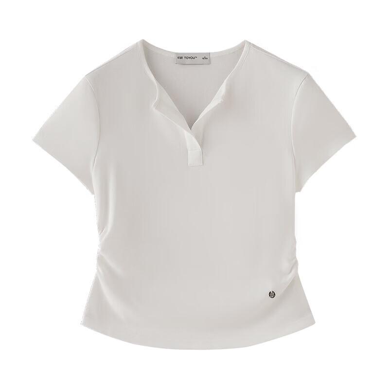 Chuyu Women's Cooling Lyocell Slim Henley T-Shirt