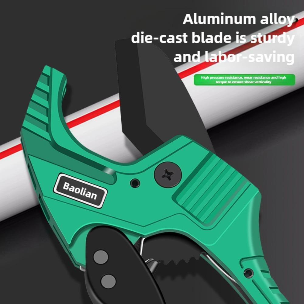 Ratcheting PVC Pipe Cutter Manual PPR Tube Cutting Tool SK5 Aluminum Alloy Fast Cutting