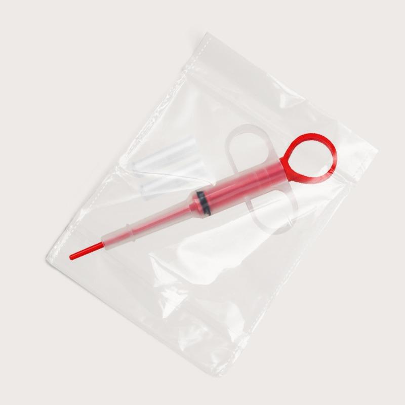 

Интегрированный шприц для лекарств для питомцев, Шприц, Шприц для лекарств для кошек, Капельница, Кормушка для дегельминтизации Bagged красный