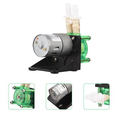 GROTHEN DC 24V Dosing Pump Peristaltic Pump Mini Water Liquid Pump Large Flowrate Peristaltic BPT Tube Self Priming