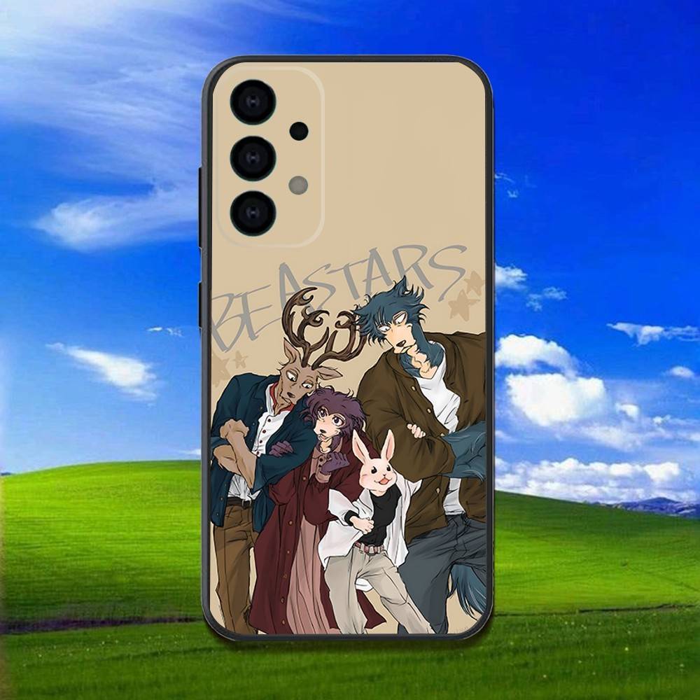 Phone Case For Samsung Galaxy A13,A21s,A22,A31,A32,A52,A53,A71,A80,Cute B-Beastars Anime Soft Black Shell