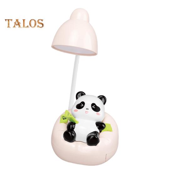 Panda Nachtlicht LED Schreibtisch Nachttisch Leselampe mit Schublade Dimmbar Wiederaufladbar Panda Tischlampe für Kinderzimmer Schlafzimmer