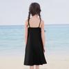 Children's Sleeveless Square Neck Summer A-Line Casual Holiday Suspender Dress