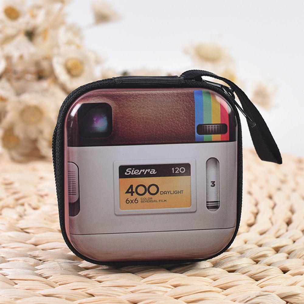 Player Pattern Small Wallet Earphone Cable Storage Bag Coin Purse Cute Cartoon Change Zipper Pocket