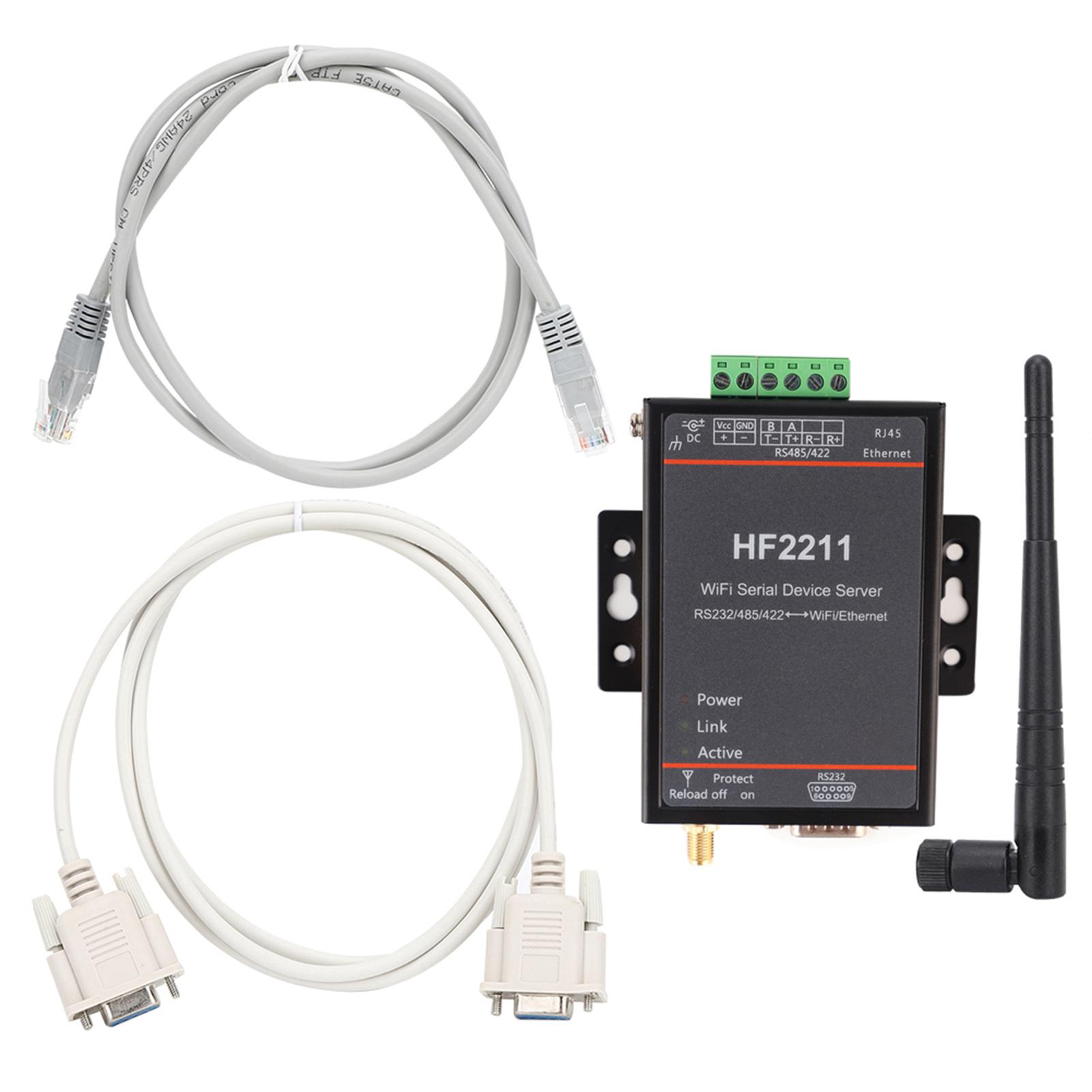 

Послідовний сервер HF2211 RS232/485/422 до WIFI & Ethernet DTU Зв язок 5-36VDC різнокольоровий