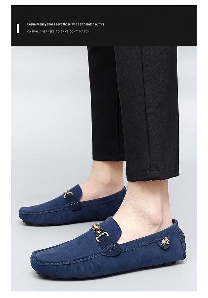 Men's Lightweight British Style Slip-On Loafers, Formal Casual Driving Shoes.