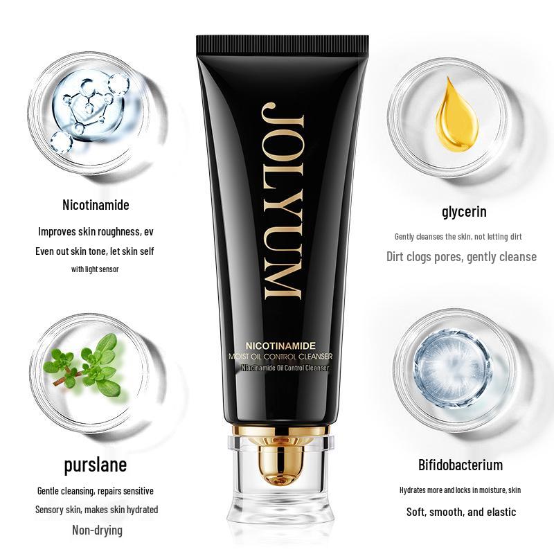 Jiumeitang Amino Acid White Tube Hydrating Facial Cleanser for Men and Women