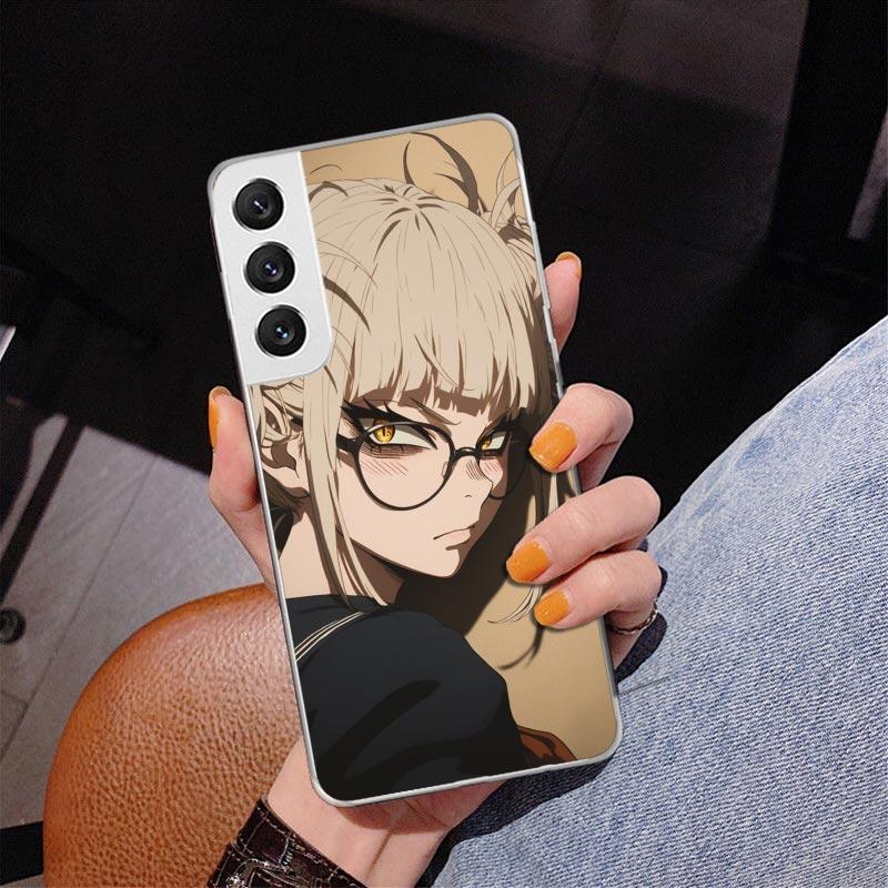 Himiko Toga My Hero Fashion Phnoe Case for Samsung Galaxy S26 S25 Edge S23 S24 Ultra S22 Plus S21 S20 FE Unique Cover Soft Coque