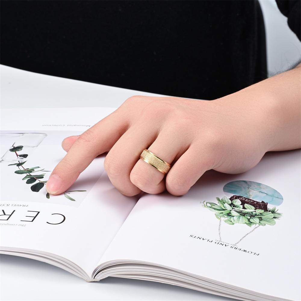 Lover Titanium Steel 8mm Ring Jewelry