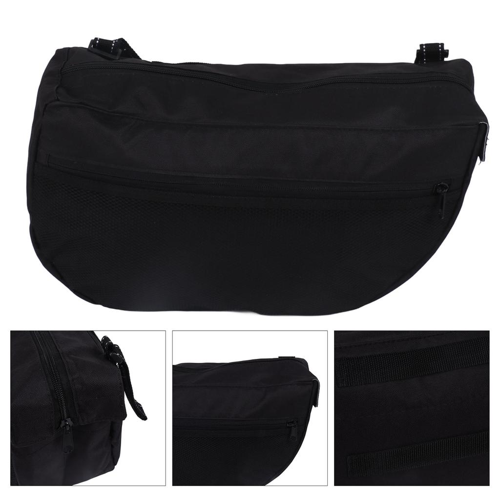 Side Sling Stroller Saddle Bag Adjustable Prevent Slipping Waterproof Baby Stroller Organizer with Pocket for Travel
