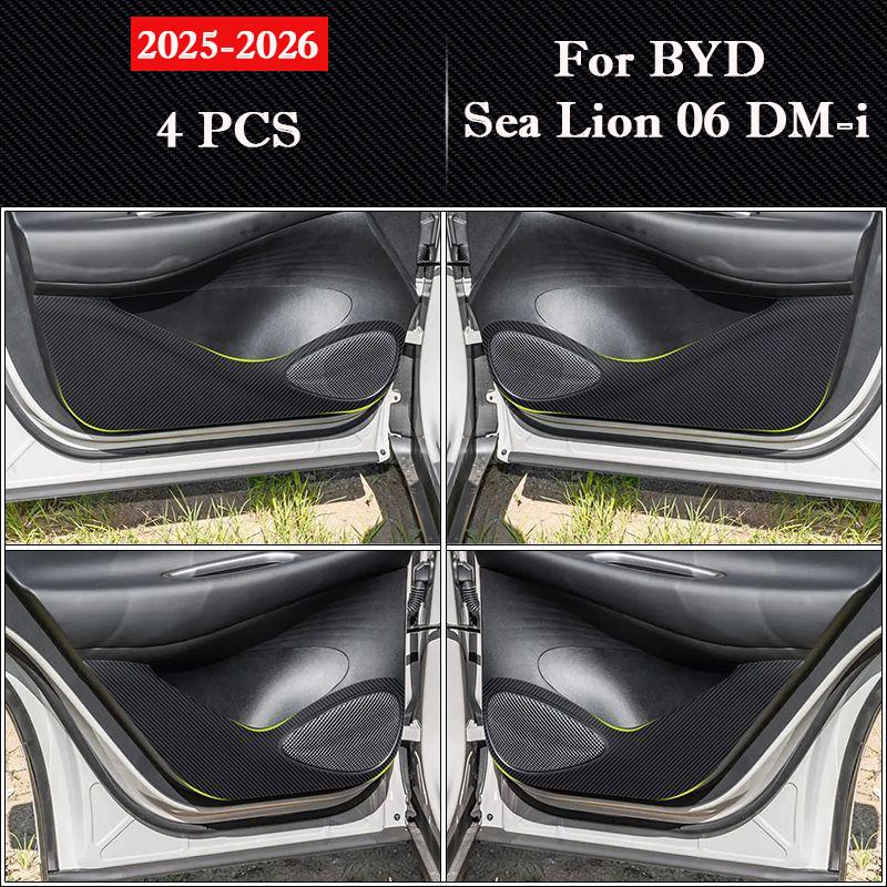 For BYD Sea Lion 06 2026 2026 Car Door Anti Kick Pad Protection Sticker Scratch Resistant Film Interior Decoration Accessories