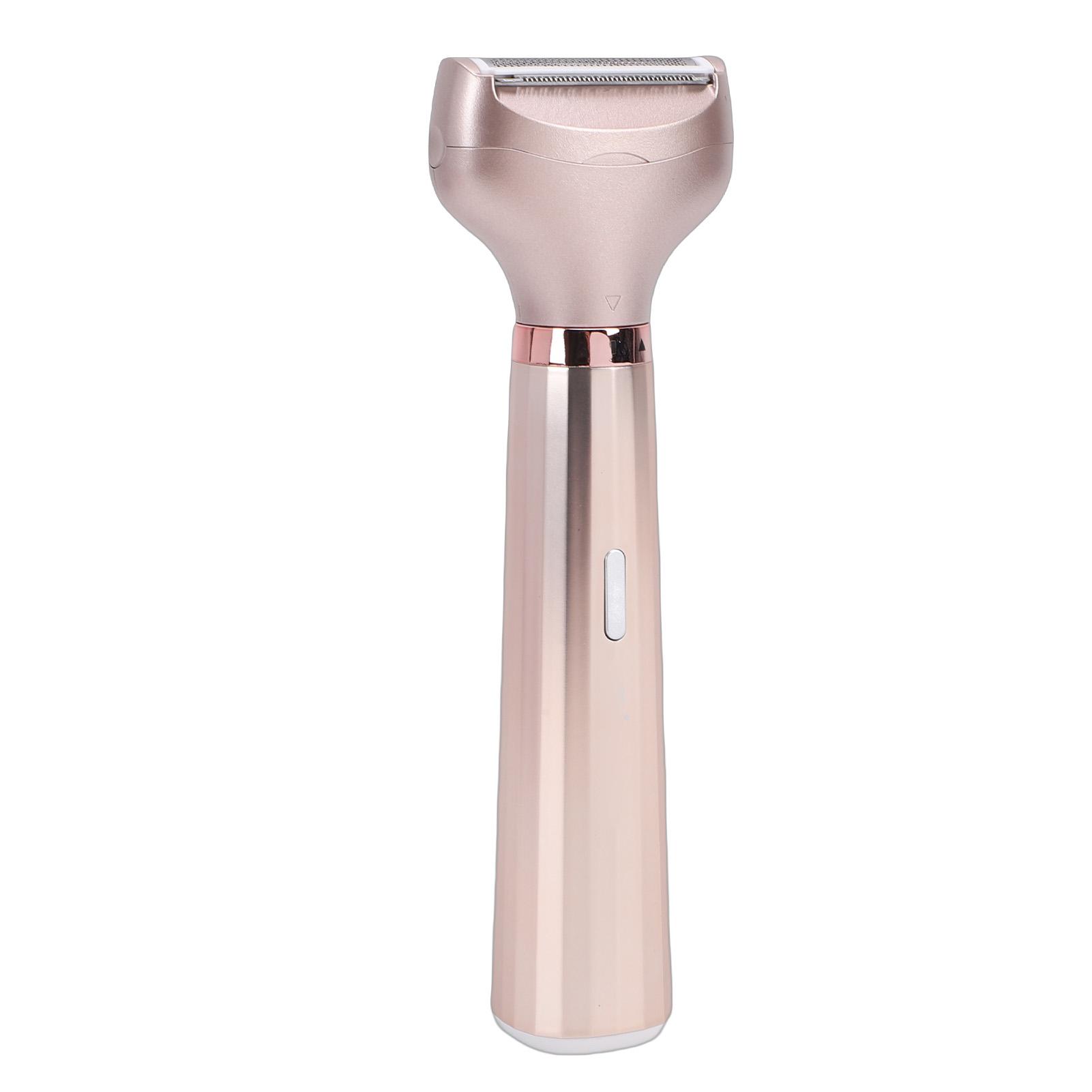 

Women Electric Shaver, 2 in 1 Dual Head Hair Trimmer, 7000RPM, Rechargeable Hair Removal Device with 2 Replaceable