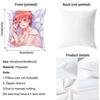 The Quintessential Quintuplets Cushion Cover 2-in-1 Reversible Plush Pillow Cover | Car/Sofa/Bed | Perfect Gift