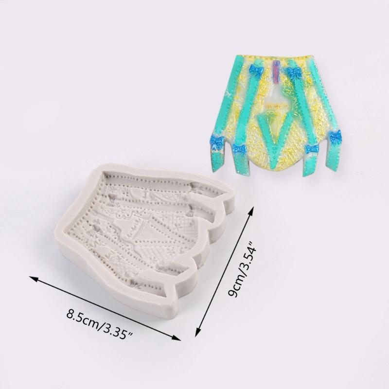 Clothes and Hats Sugar Chocolate Fondant Mold Diy Baking Manual Glue- Dripping Mold Food Grade Silicone Fondant Mould