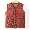 Fashion Warm Cotton Vest Women's Autumn and Winter Thickened Fleece Lining Warm Vest Age-reducing Sleeveless Vest Mother
