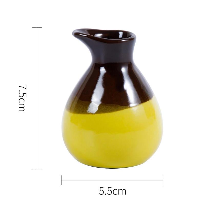 Decoration Shop Plate Ceramic Kitchen Household Tableware Japanese Sashimi Sushi Small Can Egg Bottle Dry Ice Cup Creative Plate