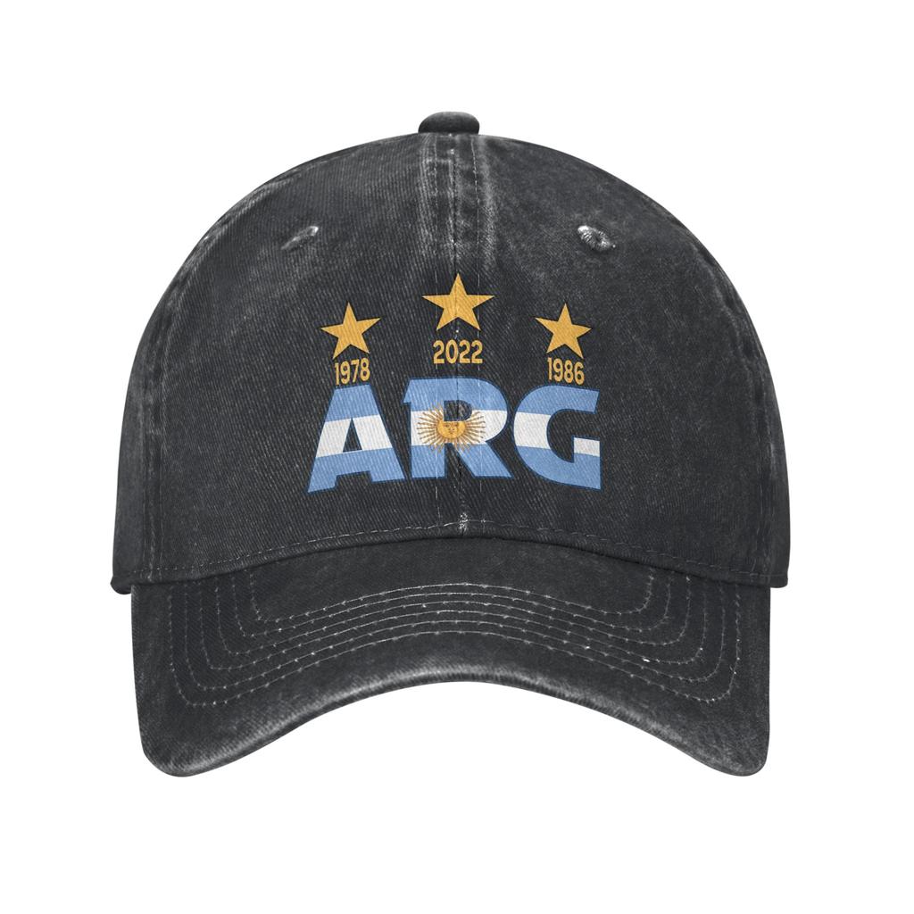 Classic Argentina Flag Baseball Cap Unstructured Unisex Women Soccer Fan Distressed Washed Snapback Outdoor Gift Hat