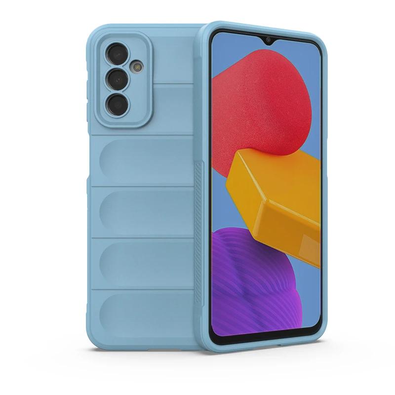 For Samsung Galaxy M13 M32 M12 4G Back Cover Phone Case Liquid Silicone Anti-fall Shockproof Armor Coque Cases
