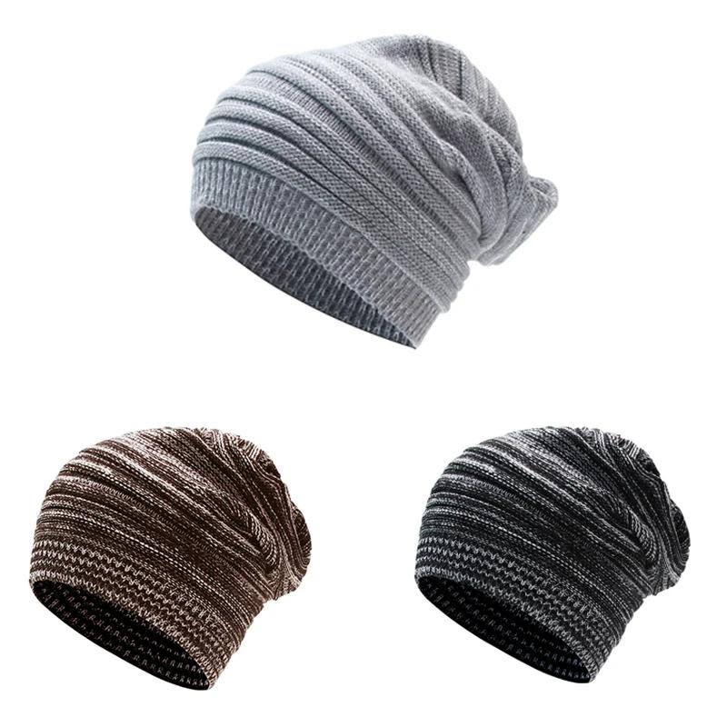 New Knitting Unisex Hip Hop Hat For Women Beanie Fashion Outdoor Cycling Keep Warm Adult Caps Winter Ski Cap