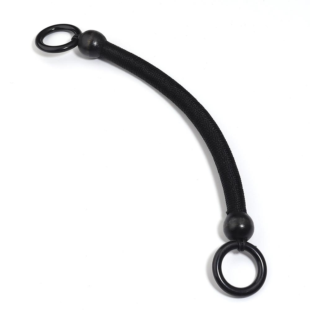 1pc Wooden Handbag Handle Rope Vintage Woven Wooden Bead Handbag Handle For DIY Crafts Bag Strap Replacement Handbag Accessories