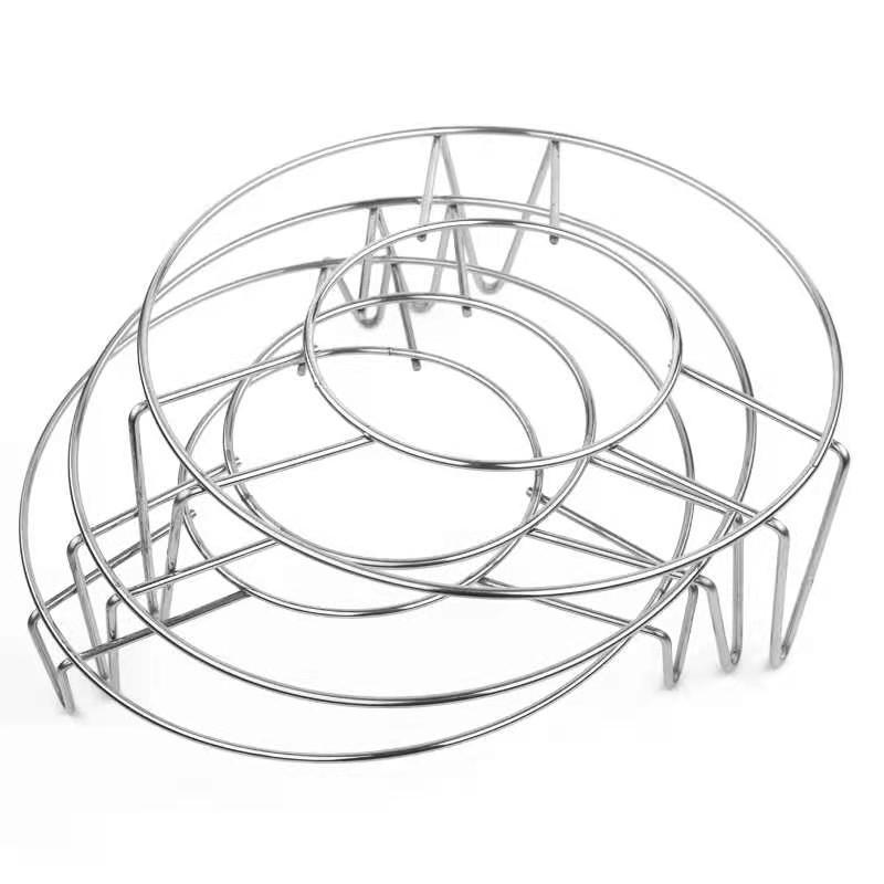 Stainless Steel Multifunctional Triangle Steamer Rack for Vegetables and Pot Storage