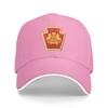 Pennsylvania National Guard Patch Baseball Cap Sun Cap Black Horse Hat Beach Bag Unisex Womens