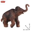 Oenux Afrikanische Wildtiere Elefantenmodell Simulation Großer Mammut Actionfiguren Figur PVC Lernspielzeug für Kinder Geschenk