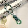 Color-blocked Knotted Mobile Phone Lanyard Creative Short Lanyard Keychain Lanyard Ring Detachable Anti-lost Lanyard 12CM