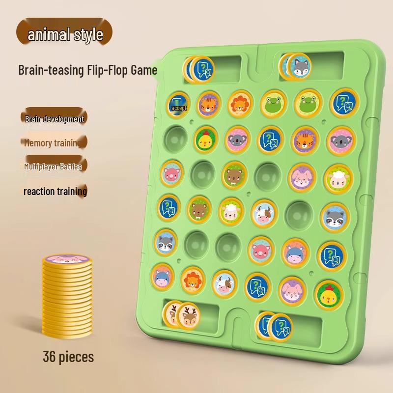 

Детские шахматы-перевертыши: Игра на память для двух игроков для тренировки мозга родителя и ребенка