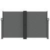 Retractable Side Awning Anthracite 140 X 1000 Cm