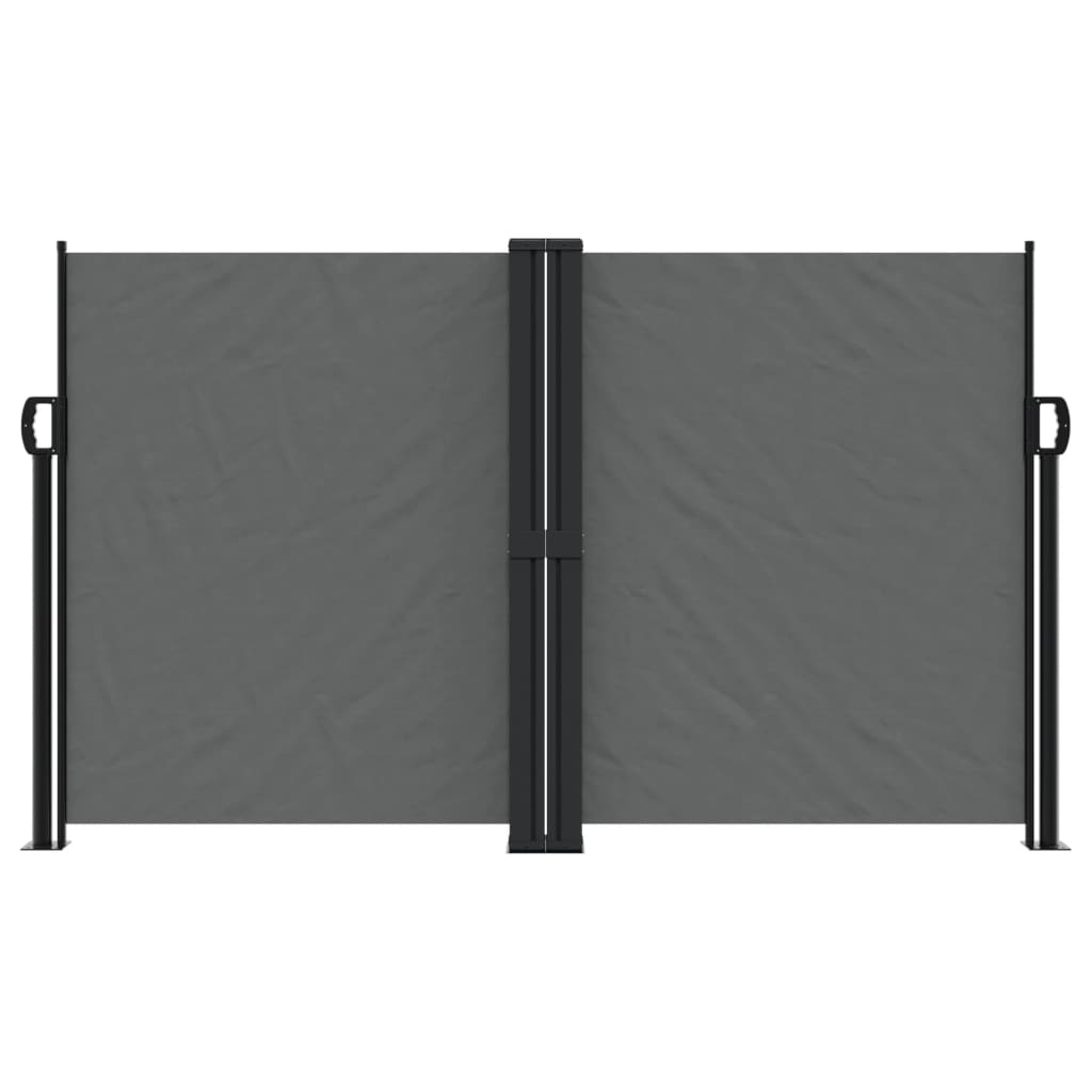 Retractable Side Awning Anthracite 140 x 1000 cm