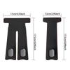 Universal Car Passenger Glove Box Hidden Hooks Purse Bag Suede Leather Hanger Hat Holder Interior Storage Auto Hook Accessories
